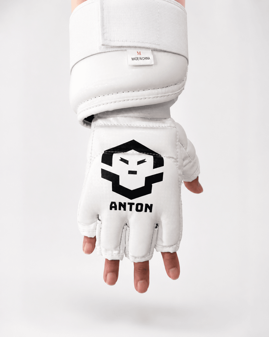 Arm Ultra hand guard worn, fingers flat and extended in natural competition position